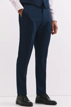 Calças azuis slim fit