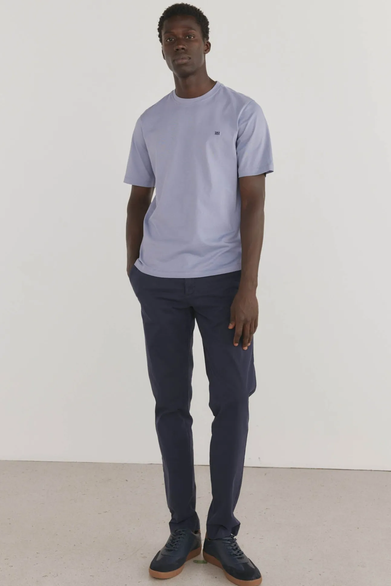 Calças calças chino leves e slim fit premium