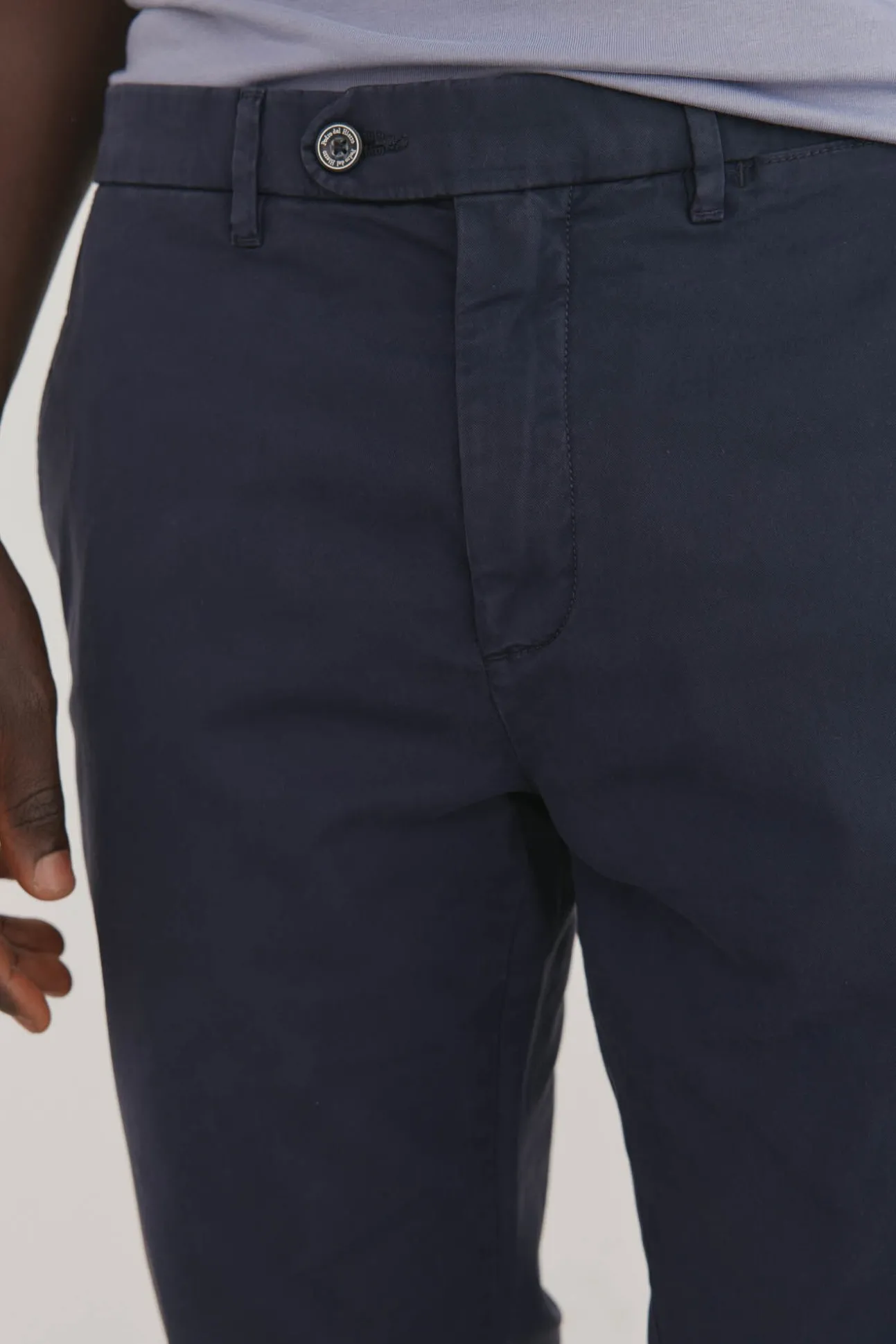 Calças calças chino leves e slim fit premium