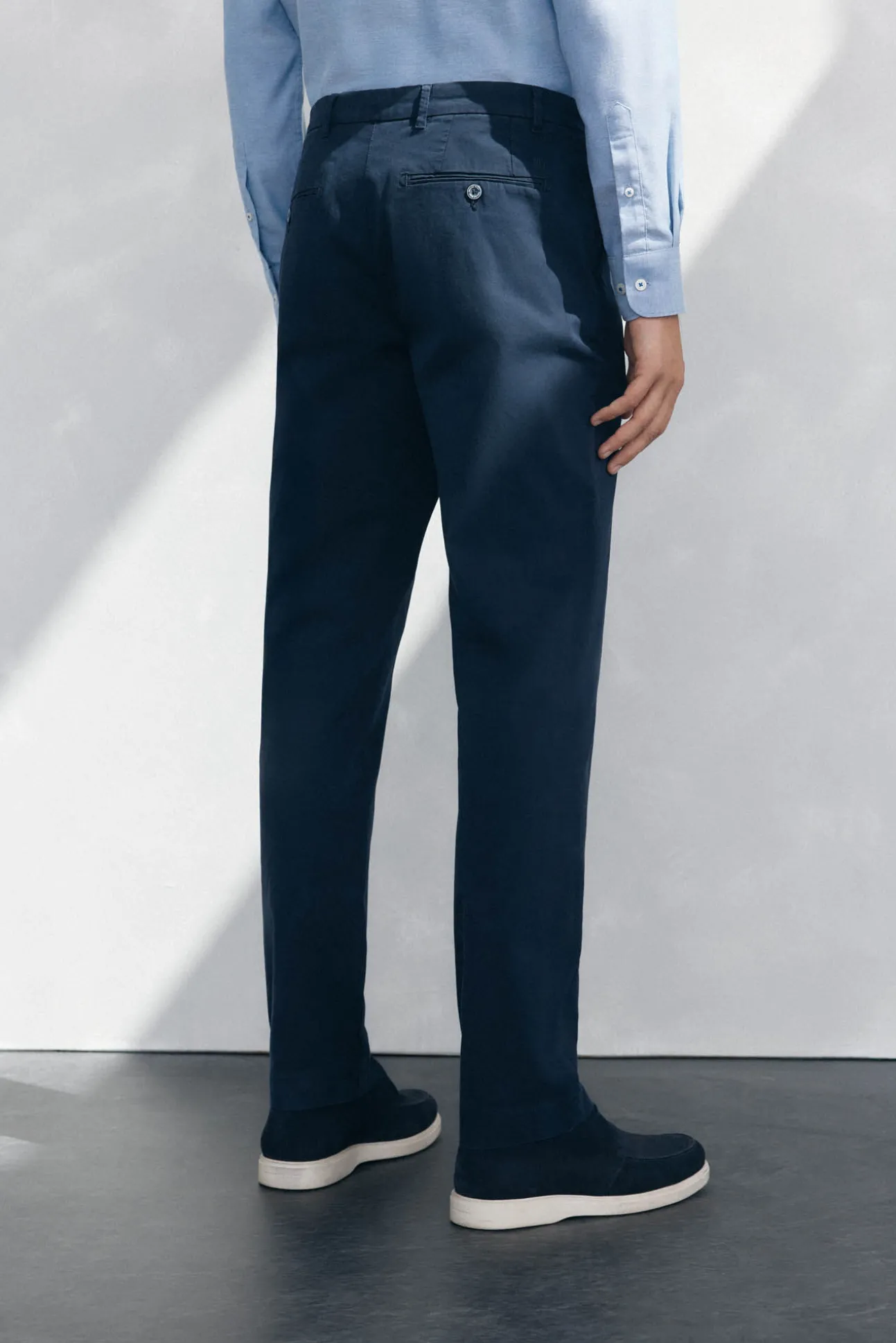 Calças calças chino premium de regular fit