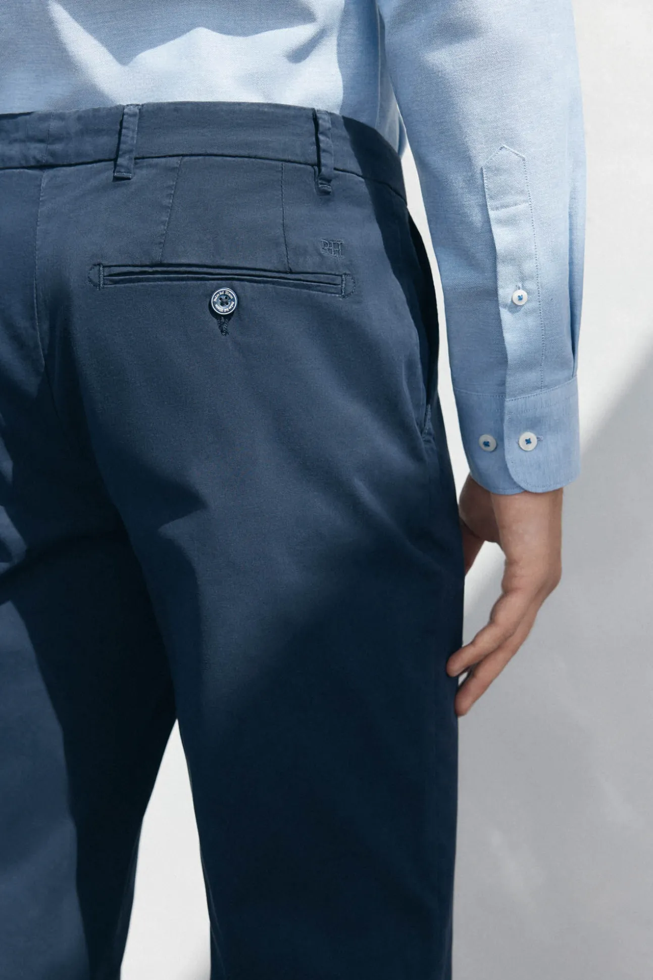 Calças calças chino premium de regular fit