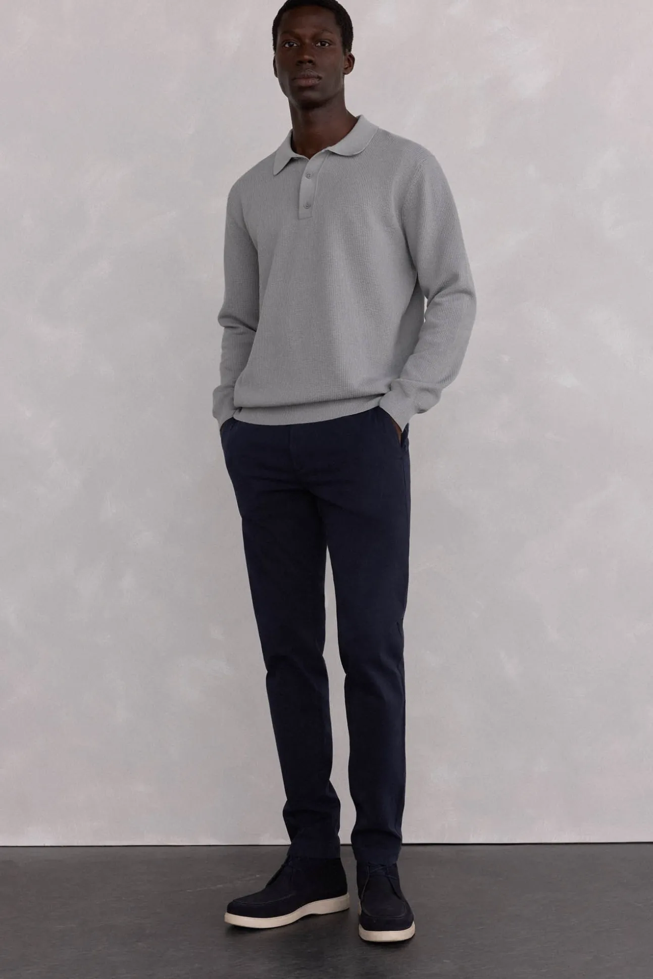 Calças calças chino slim fit premium