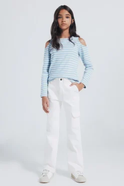 Calças cargo menina