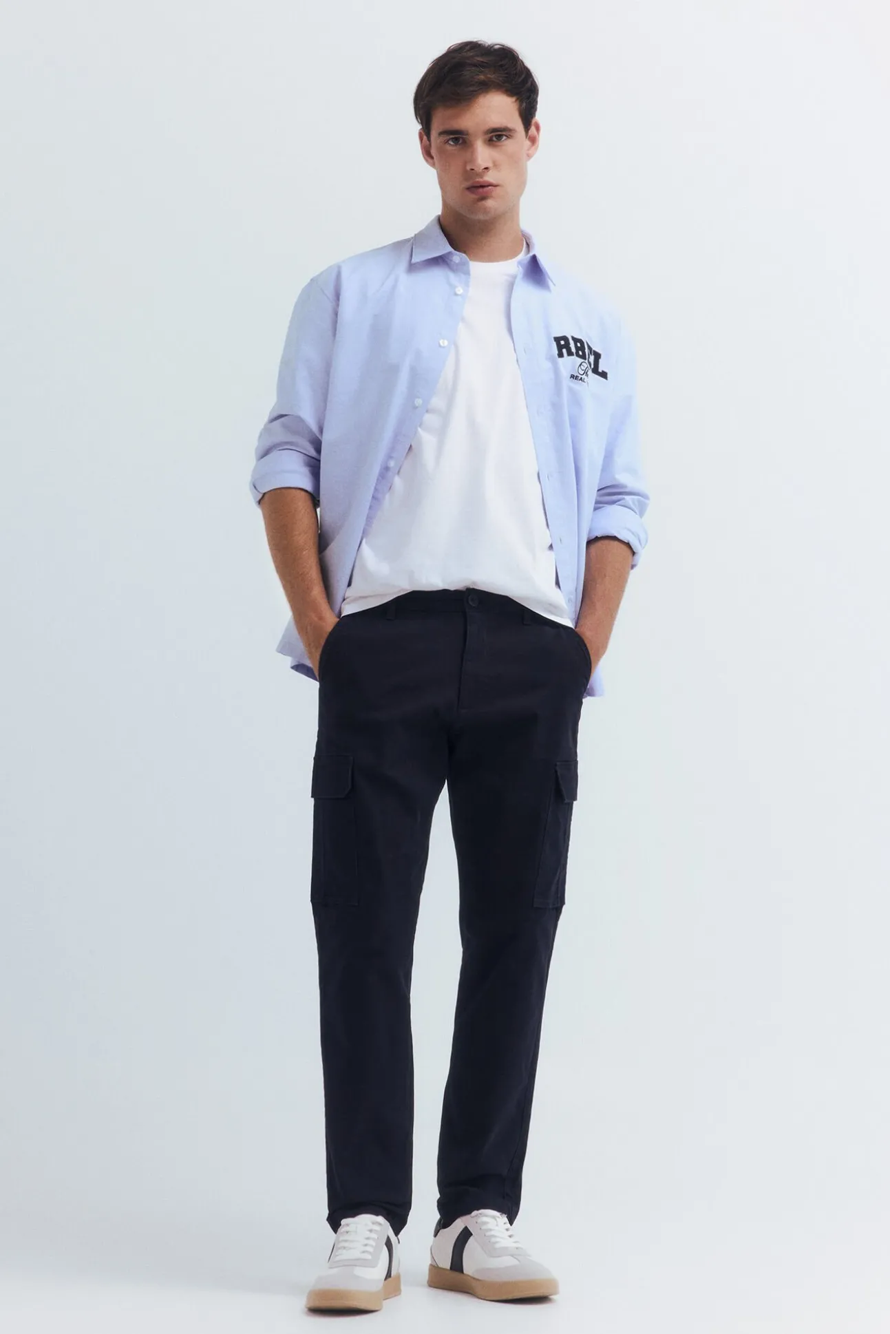 Calças cargo slim fit