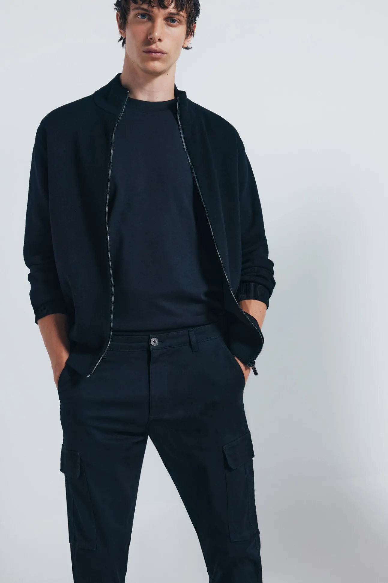 Calças cargo slim fit