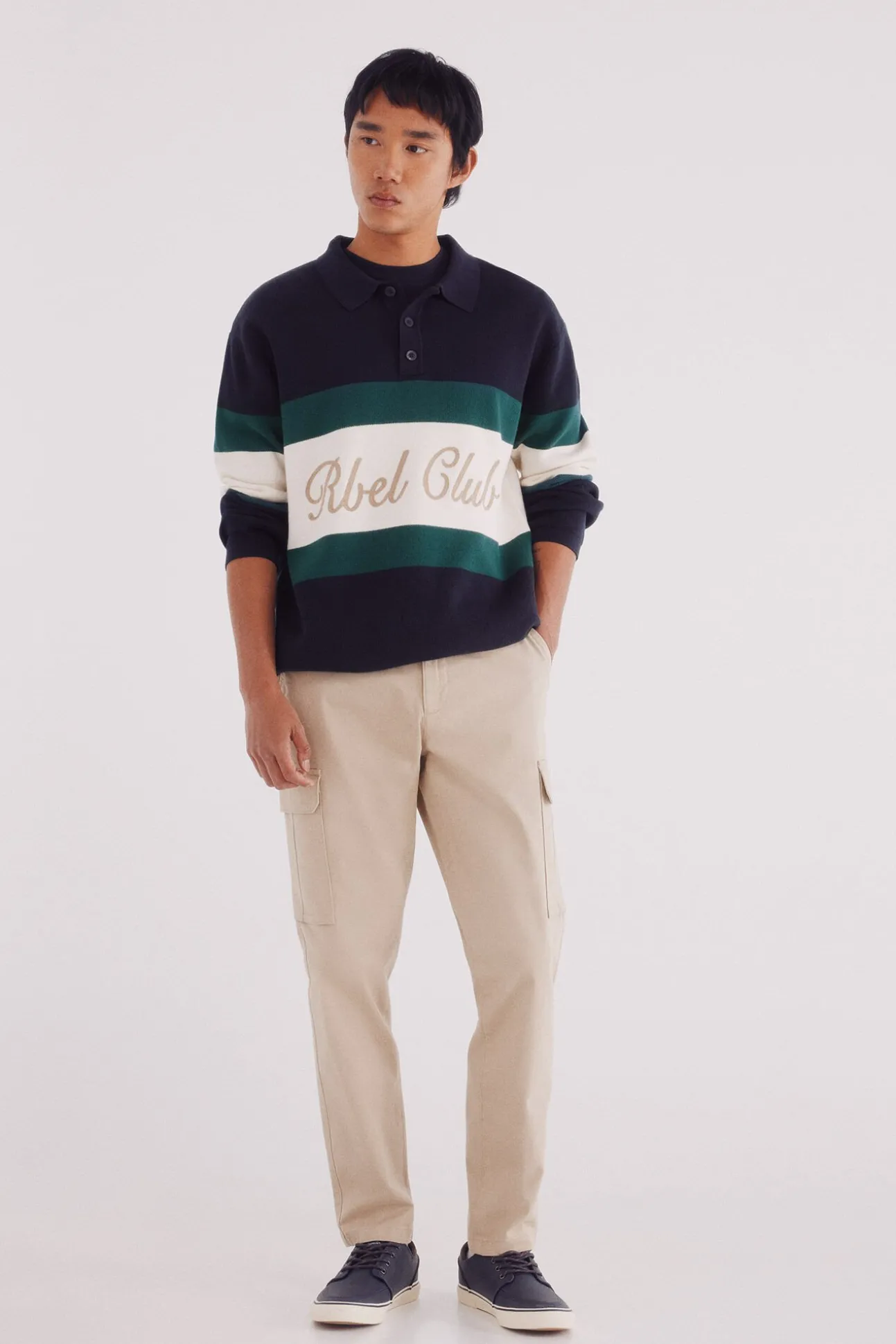 Calças cargo slim fit