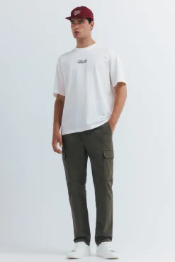 Calças cargo slim fit