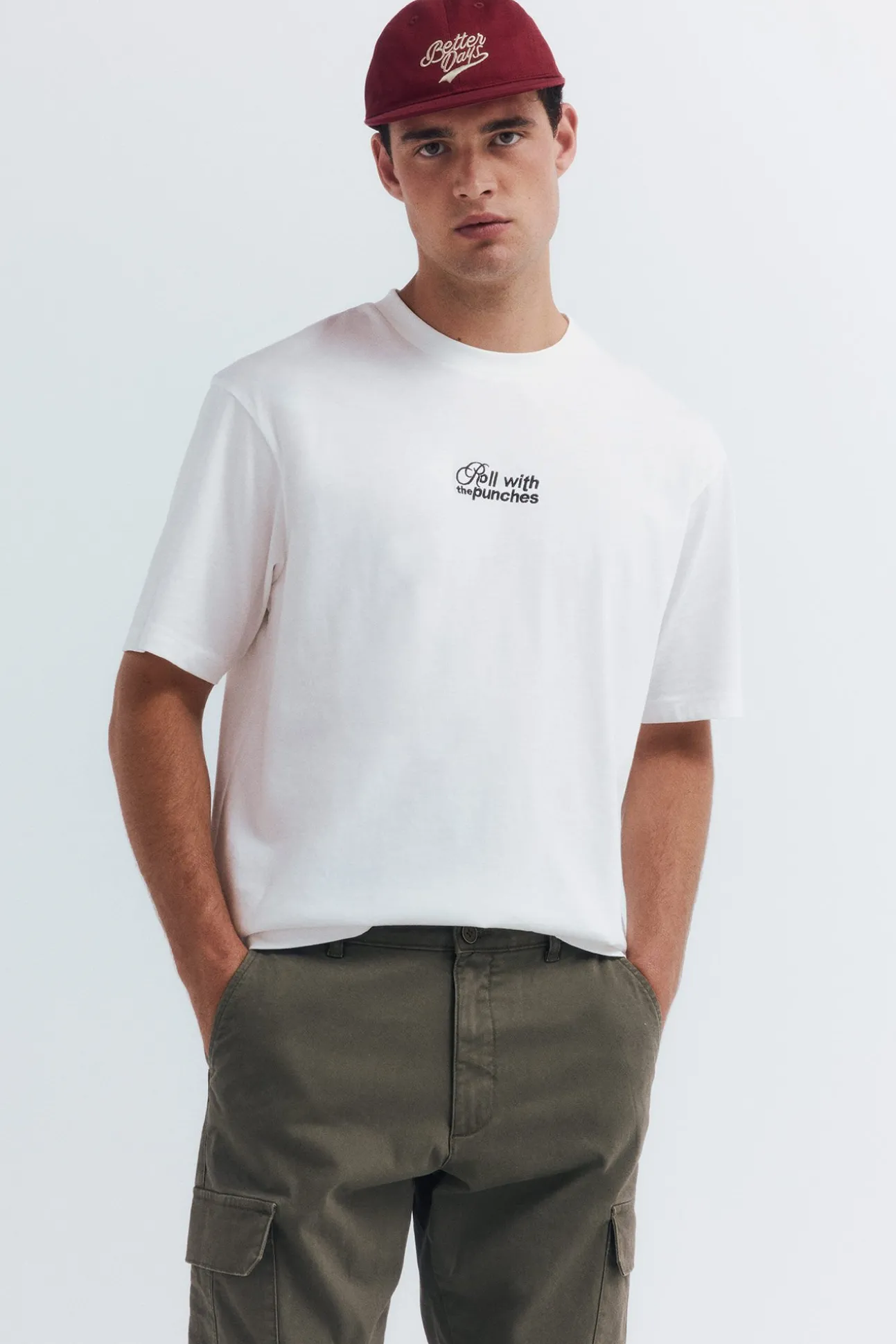 Calças cargo slim fit