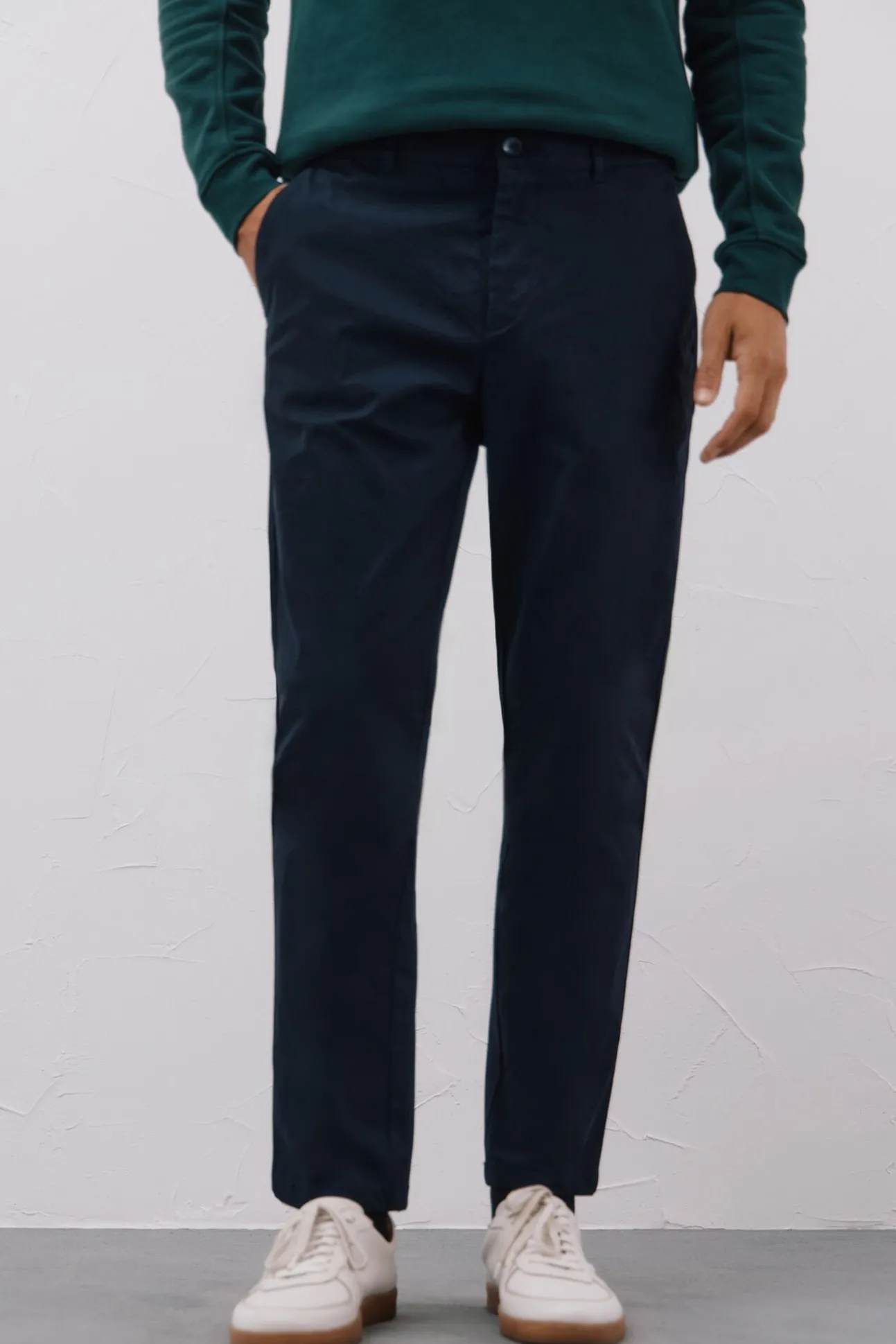 Calças chino comfort regular fit