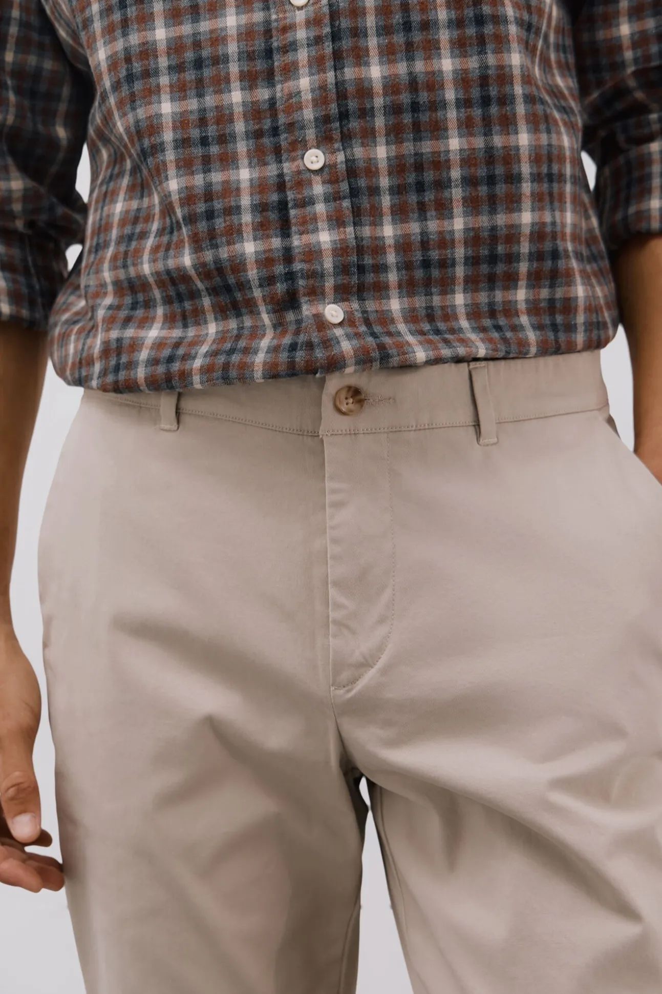 Calças chino comfort regular fit