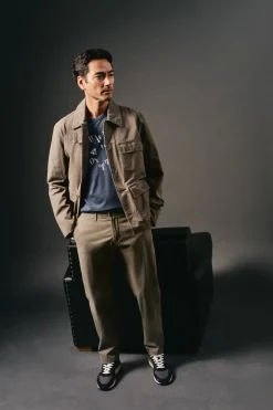 Calças chino slim