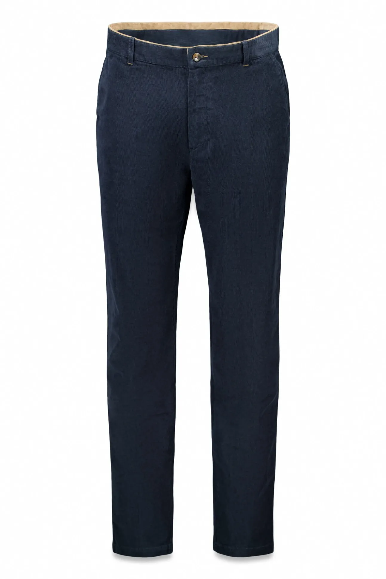 Calças chino slim fit de veludo cotelê micro
