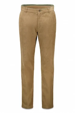 Calças chino slim fit de veludo cotelê micro