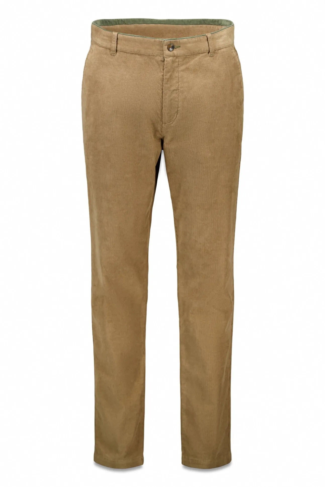 Calças chino slim fit de veludo cotelê micro