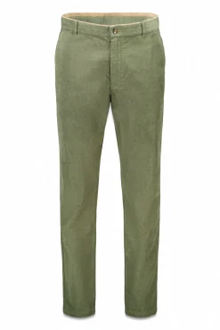 Calças chino slim fit de veludo cotelê micro