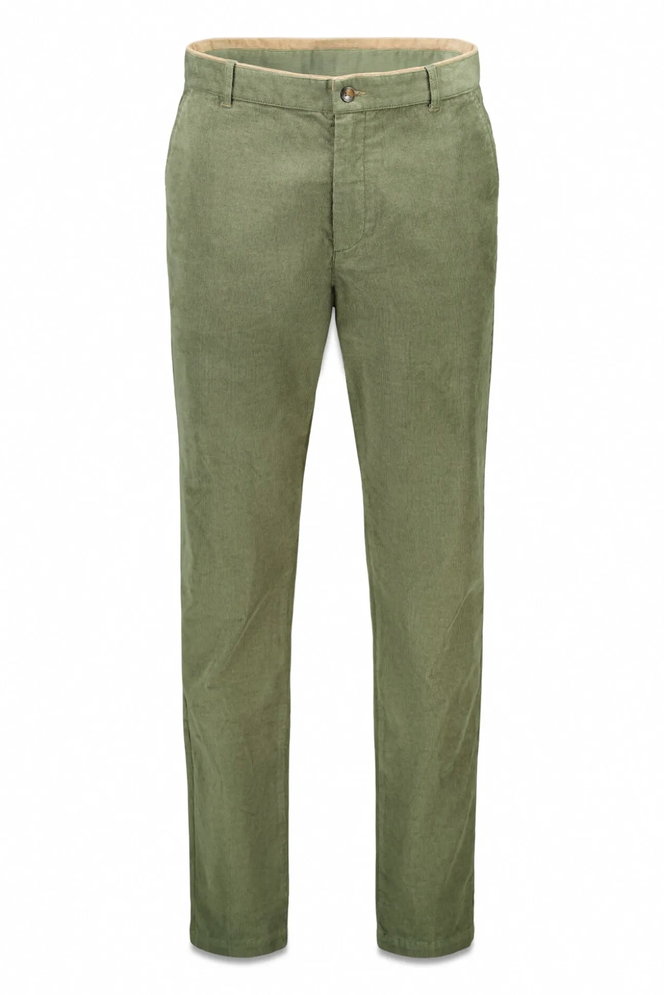 Calças chino slim fit de veludo cotelê micro