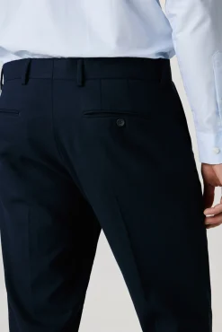 Calças de fato Slim Fit com lã