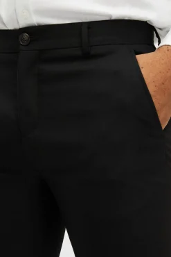 Calças de fato Slim Fit com lã