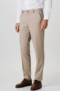 Calças de fato Slim Fit com lã