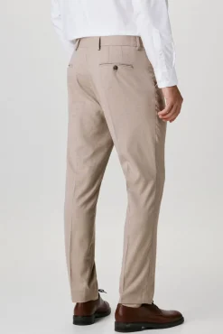 Calças de fato Slim Fit com lã