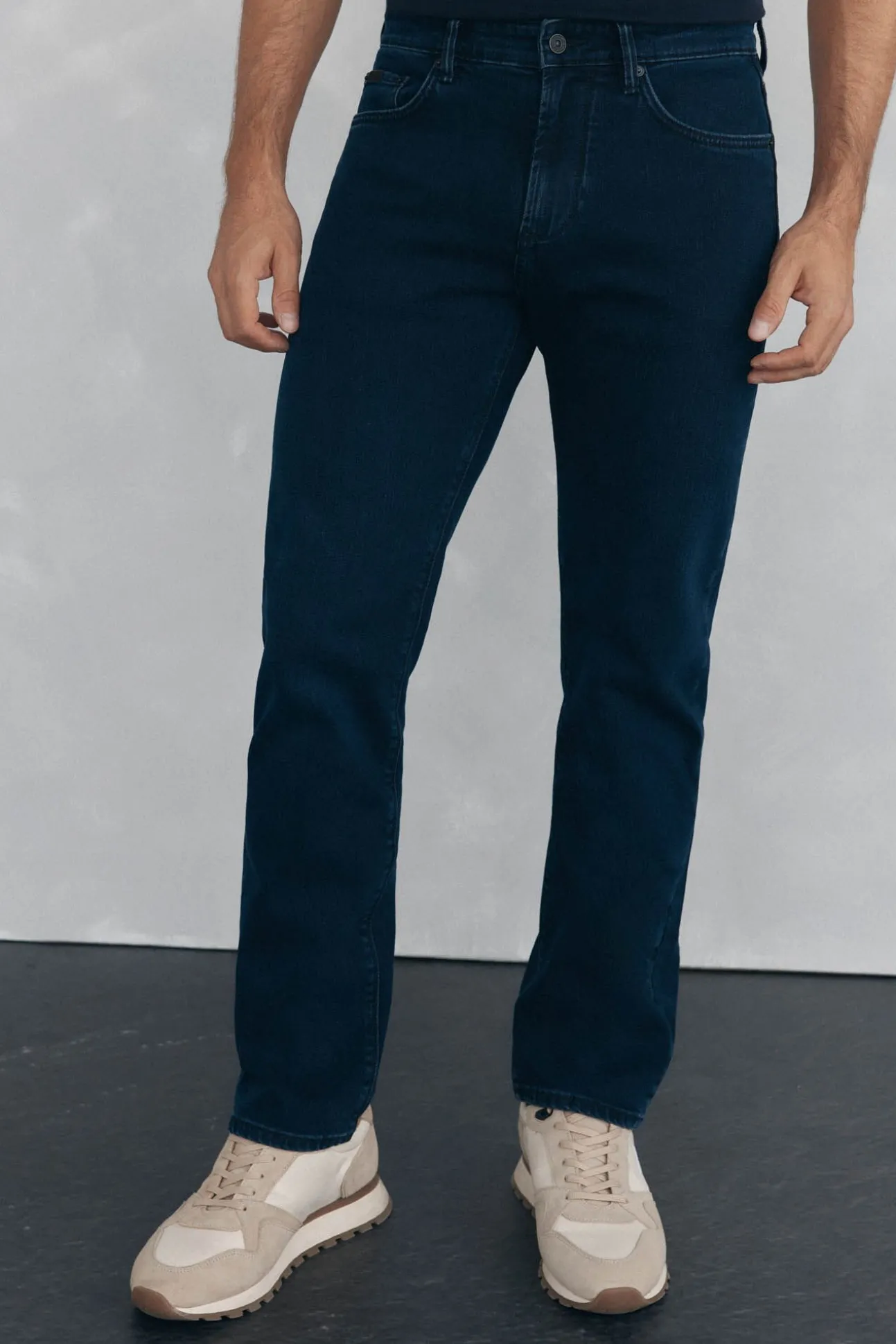 Calças de ganga premium flex regular fit
