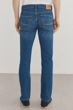 Calças de ganga premium flex corte slim