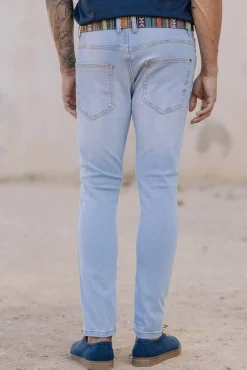Calças denim skinny