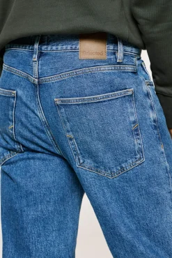 Calças jeans de corte reto