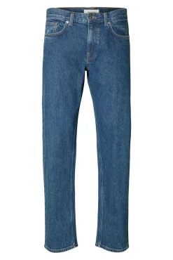 Calças jeans de corte reto