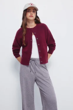 Calças jogger de perna larga