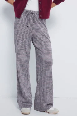 Calças jogger de perna larga