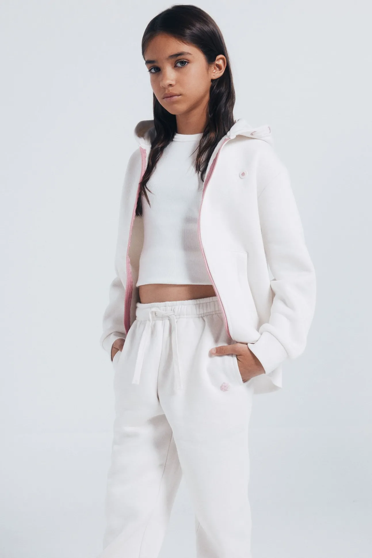 Calças jogger para menina