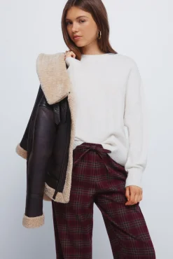 Calças jogger xadrez