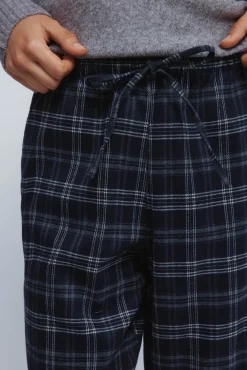 Calças jogger xadrez