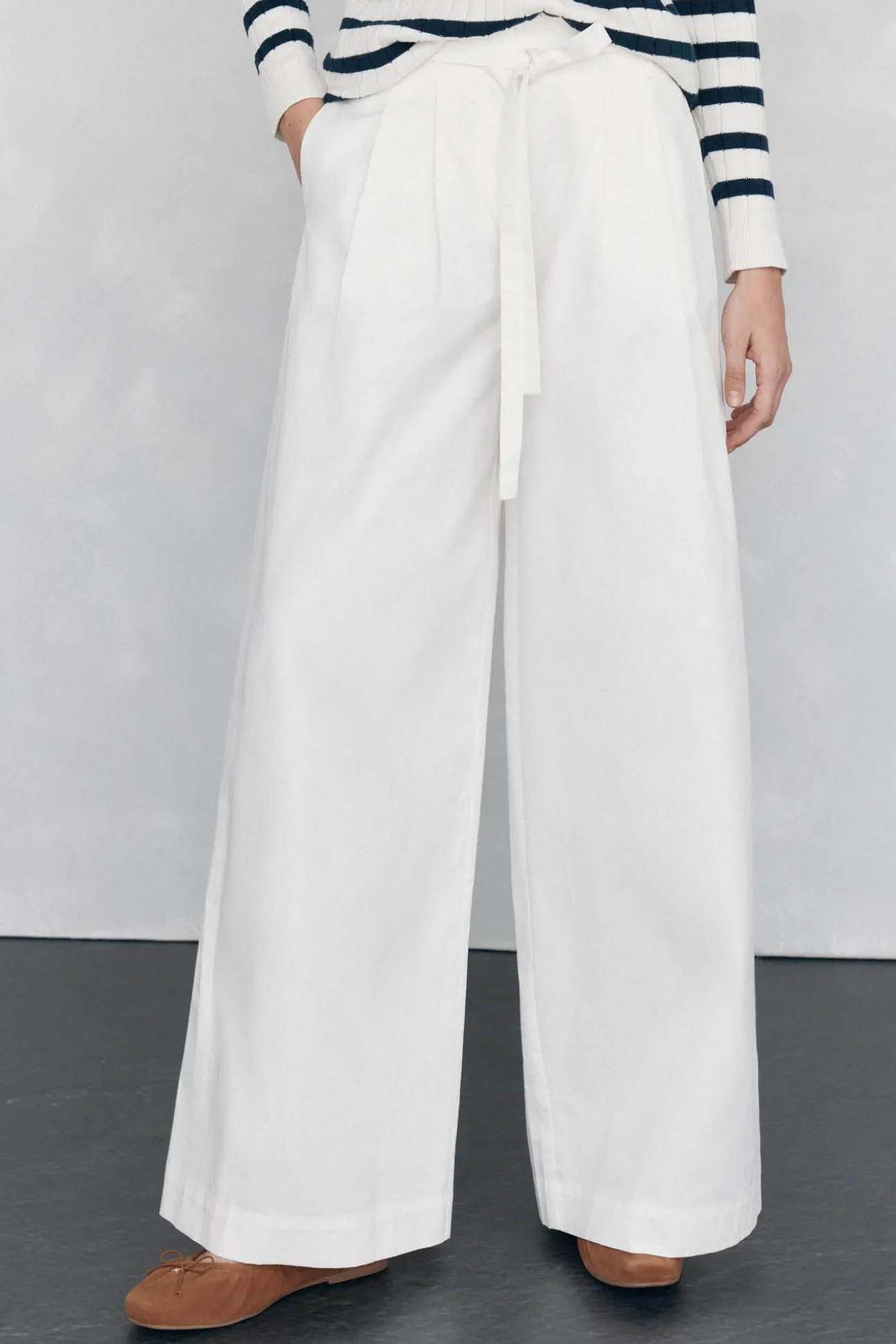 Calças wide leg