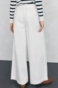 Calças wide leg