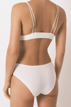 Calcinha larga de tule de algodão cueca