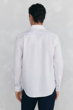 Camisa aos quadrados non iron + antimanchas