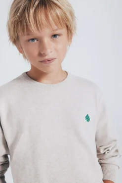 Camisa básica com cotoveleiras para criança