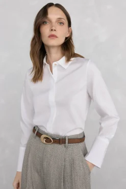 Camisa básica de ferro fácil