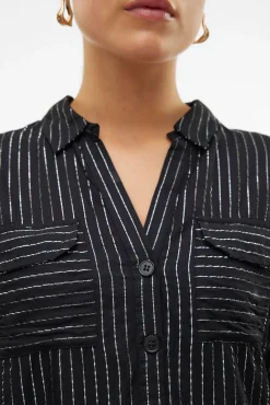 Camisa básica de manga comprida