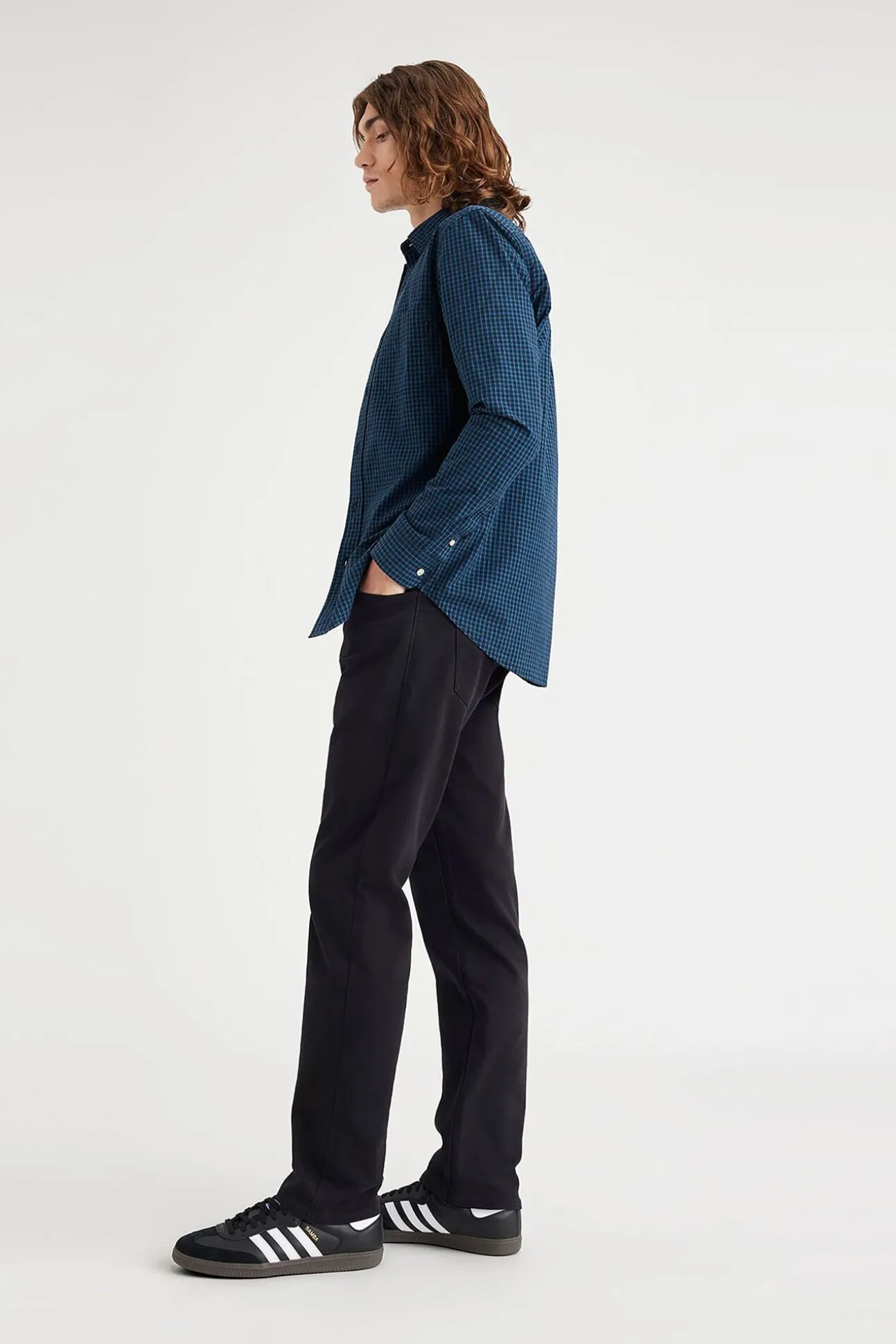 Camisa com botões slim fit Icon