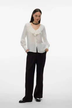 Camisa com gola folho