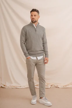 Camisa com zíper