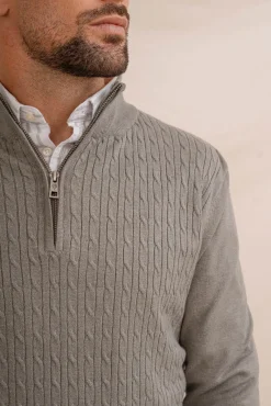 Camisa com zíper