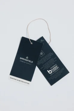 Camisa de algodão com debrum