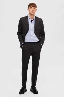 Camisa de algodão orgânico Slim Fit.
