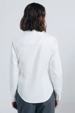 Camisa de algodão Oxford