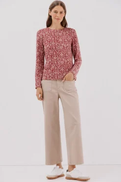 Camisa de caixa de botões