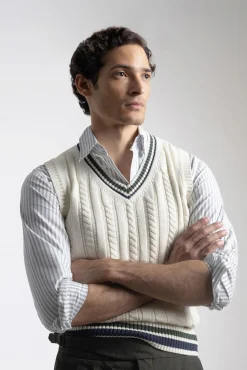 Camisa de críquete de algodão